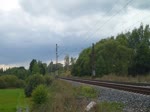 150 Jahre Eisenbahn um Cheb gab es am 19.09.15. Ein Sonderzug aus Karlovy Vary kam auch. Hier die Rückfahrt mit 354 195 und T478 1004 in Chotikov.